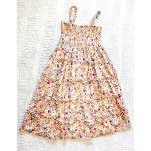 ARULA Tiered Floral maxi dress Sleeveless Peasant Size 1X Cotton JMD14408AP-F